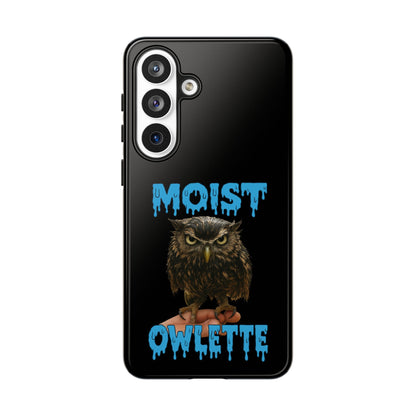 Moist Owlette Phone Case — Funny Owl Graphic Protective Case