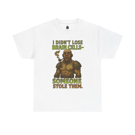 I Didn’t Lose Brain Cells Someone Stole Them T-Shirt | Funny Viking Design