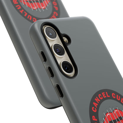 Phone Case — "Stop Cancel Culture Now" Graphic Tough Protective Case