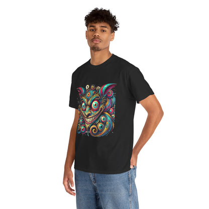 "Psychedelic Cheshire Cat" Trippy Art T-Shirt