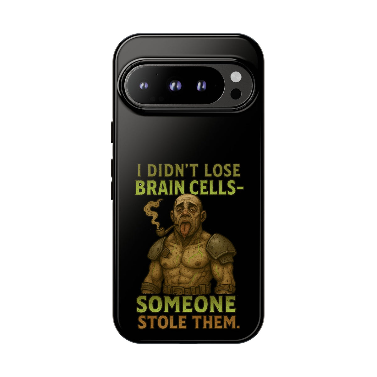 Phone Case — “I Didn’t Lose Brain Cells — Someone Stole Them” Humorous Zombie Graphic