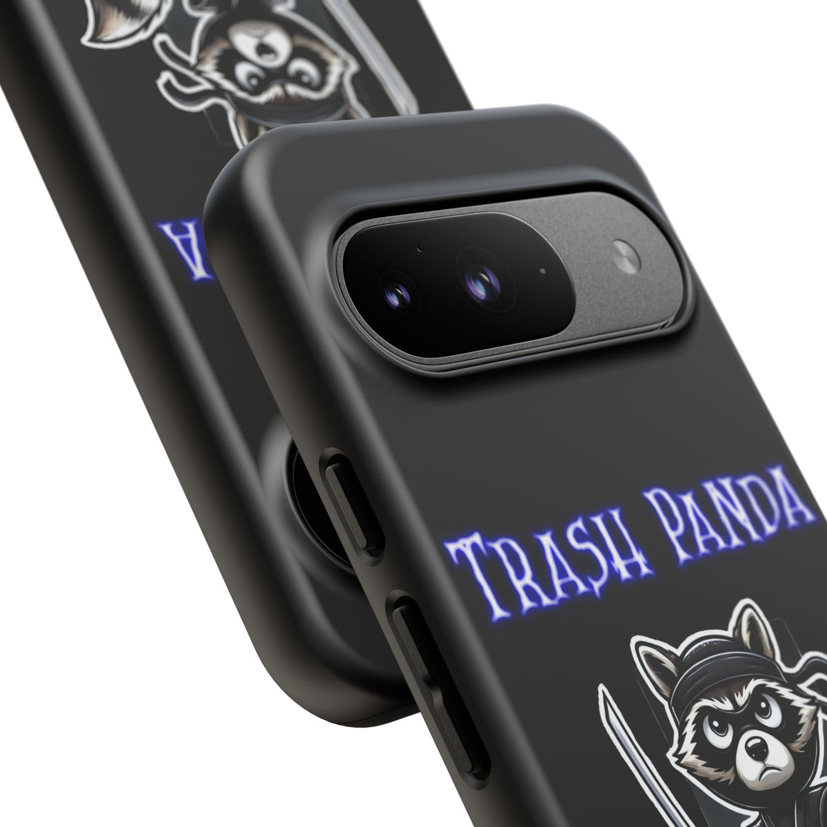 Trash Panda Ninja Phone Case — Cute Raccoon Warrior Protective Case