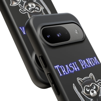 Trash Panda Ninja Phone Case — Cute Raccoon Warrior Protective Case