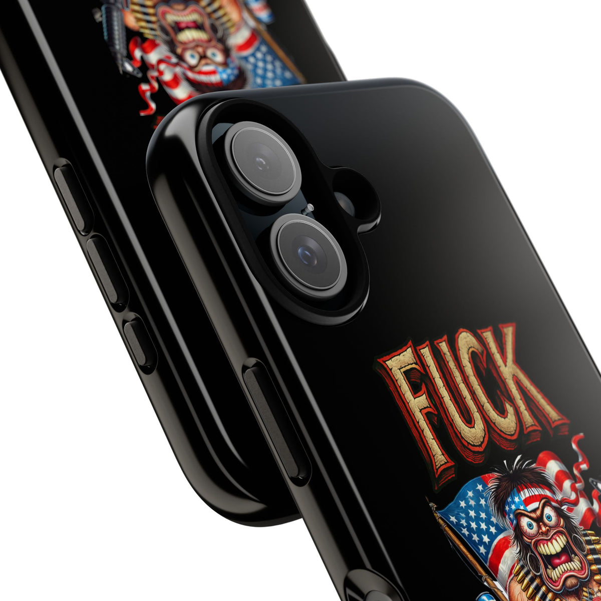 Phone Case — "FUCK YEA" Patriotic Skeleton Soldier Graphic