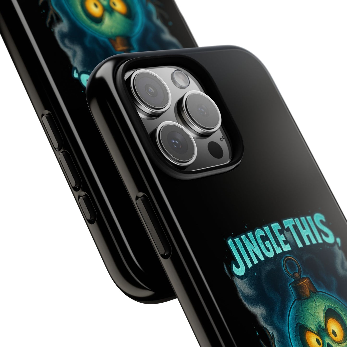 Phone Case - 'Jingle This, Santa' Spooky Holiday Protective Case