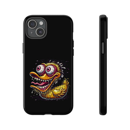 Duck Monster Phone Case — Crazy Cartoon Eye Duck Shock Design Tough Case