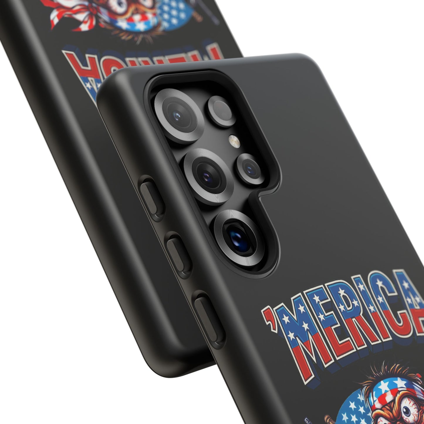 'MERICA Patriotic Phone Case — American Flag Madman Design