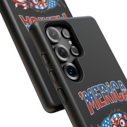 'MERICA Patriotic Phone Case — American Flag Madman Design