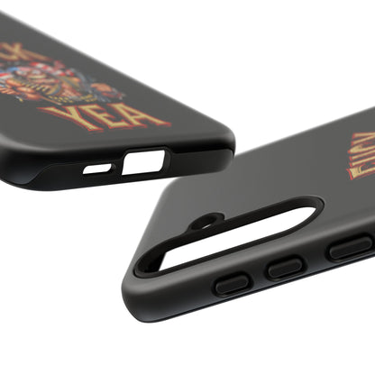 Phone Case — "FUCK YEA" Patriotic Skeleton Soldier Graphic