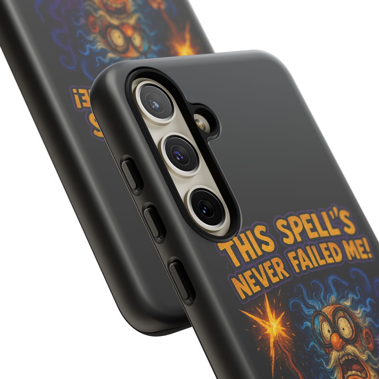 Wizard Phone Case — "This Spell's Never Failed Me!" Funny Magic Protective iPhone Cover