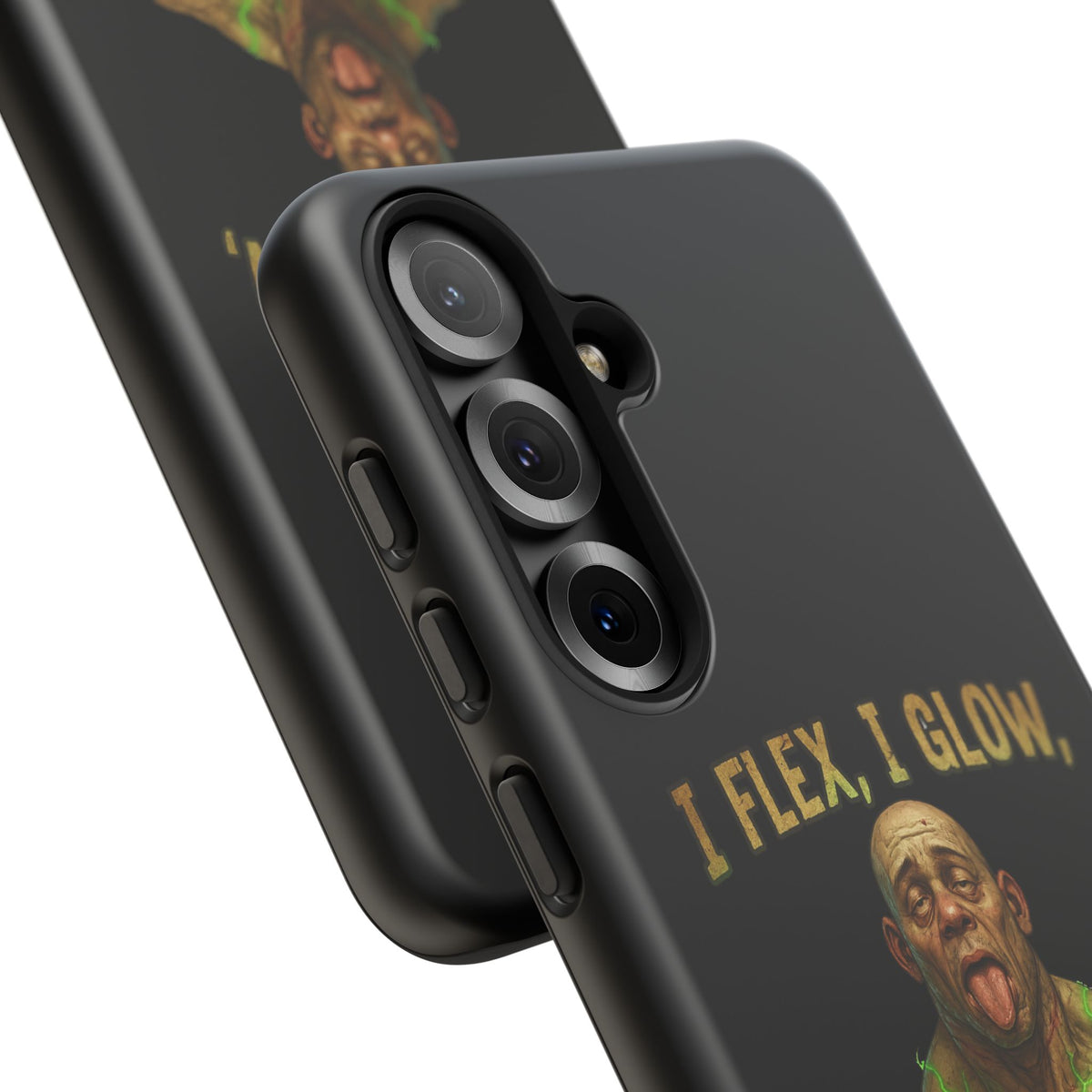 Phone Case — I Flex, I Glow Funny Muscular Guy Phone Cover