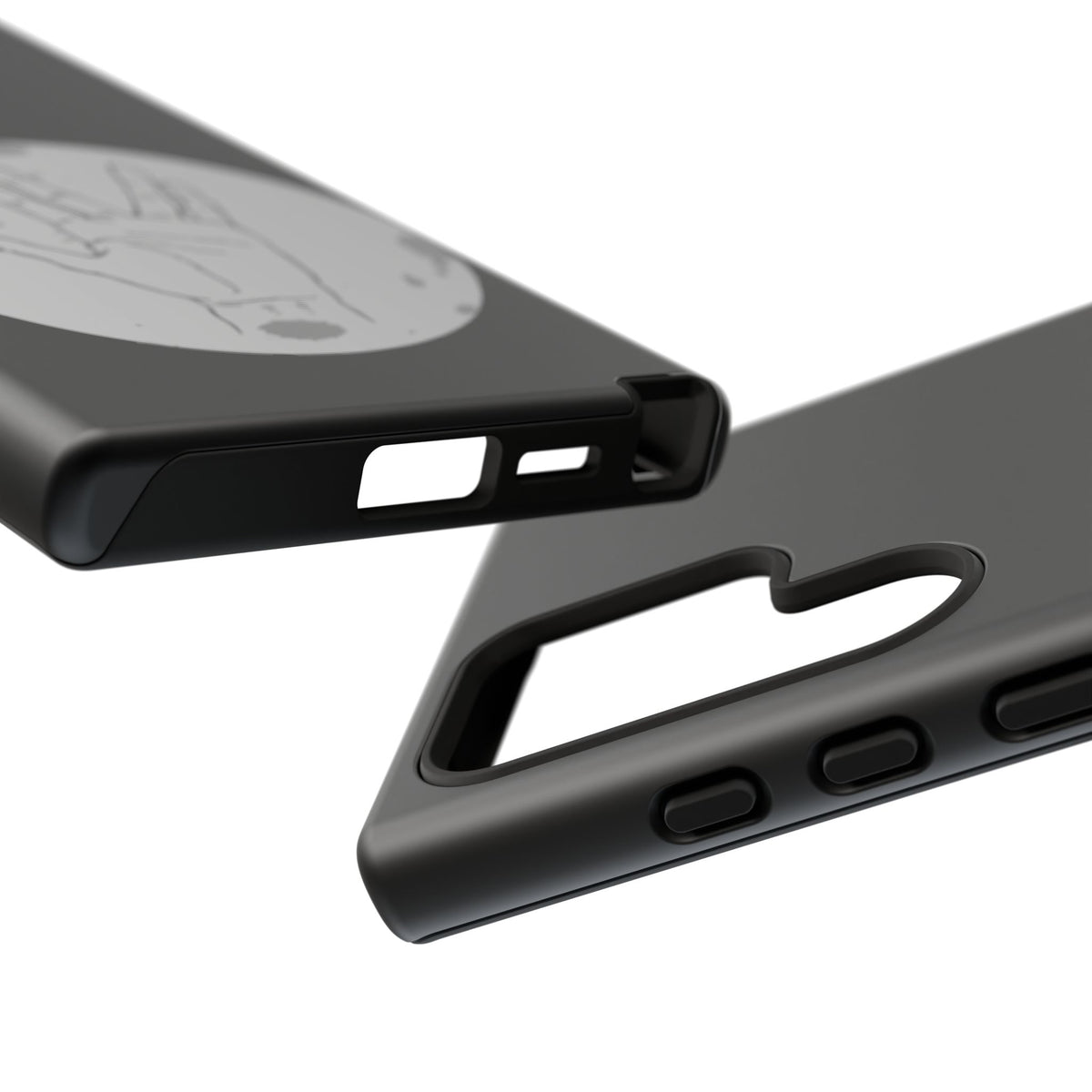 Spock Live Long Phone Case — Vulcan Salute Moon Graphic
