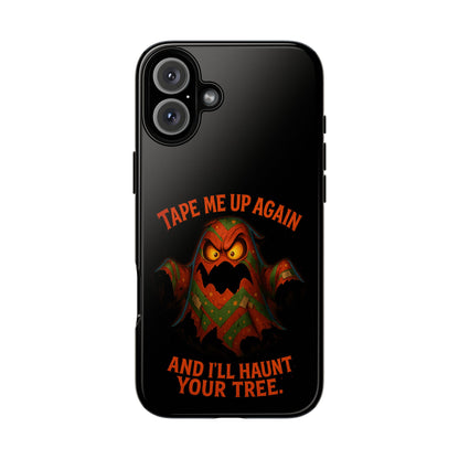 Phone Case - 'Tape Me Up Again and I'll Haunt Your Tree' Halloween Ghost Design