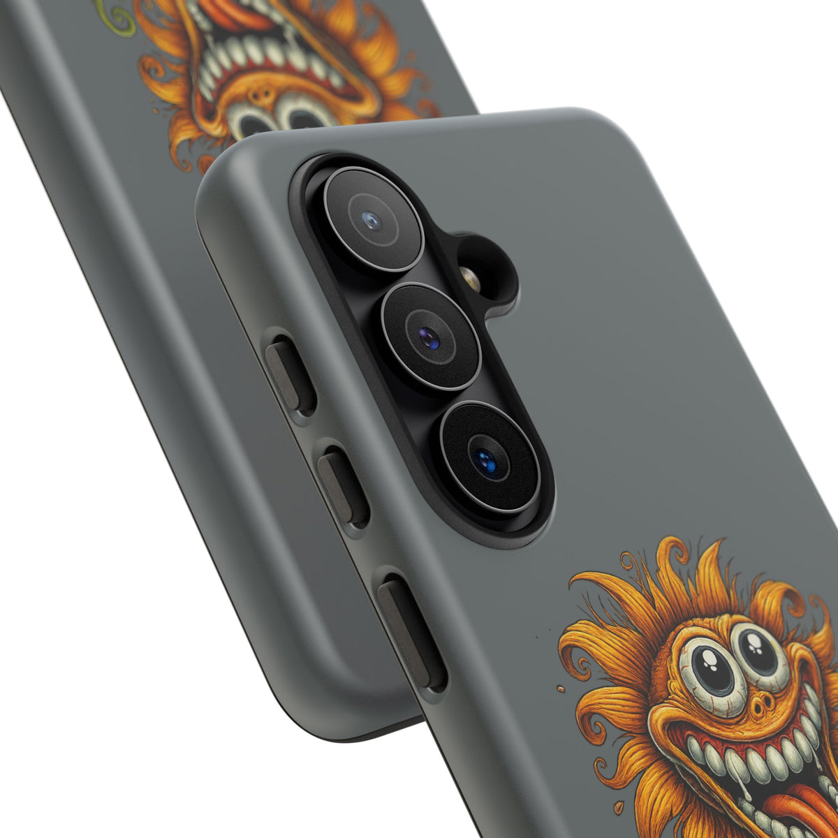 Funny Monster Sunflower Phone Case — "Photosynthesizing the Universe One Breakdown at a Time"