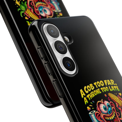 Phone Case — "A Cob Too Far" Popcorn Horror Design