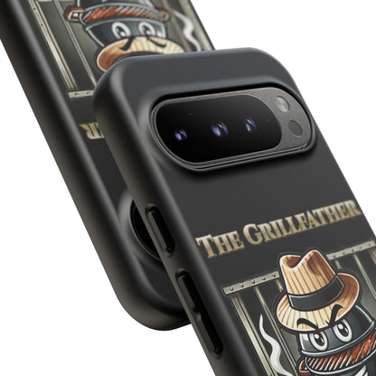 Grillfather Personalized Phone Case — Funny BBQ Smoker Design