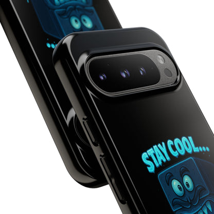 Stay Cool... Or Else. Phone Case — Neon Monster Protective iPhone Cover