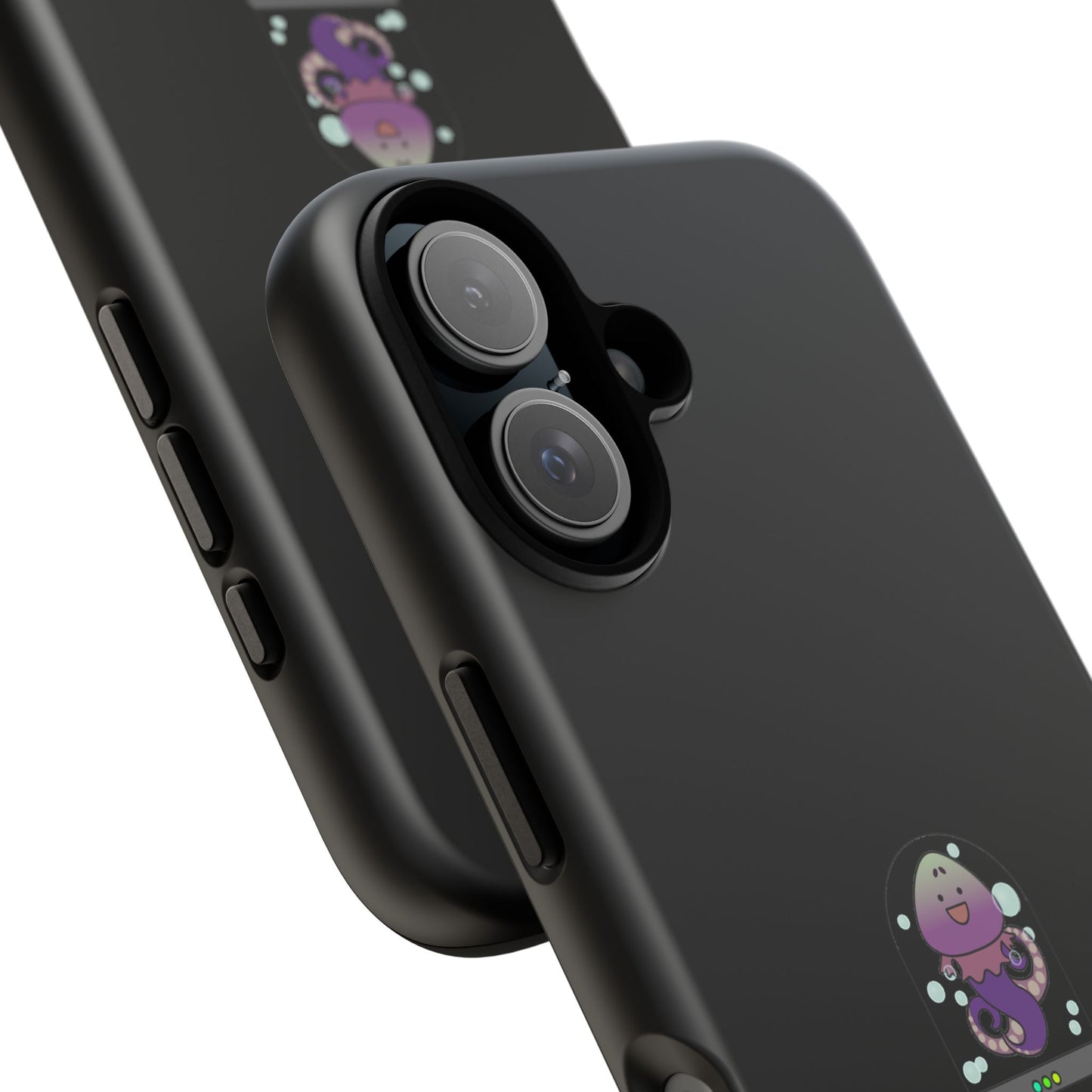 Phone Case — 'Got Protection?' Cute Purple Alien Anti-Shock Protective Cover