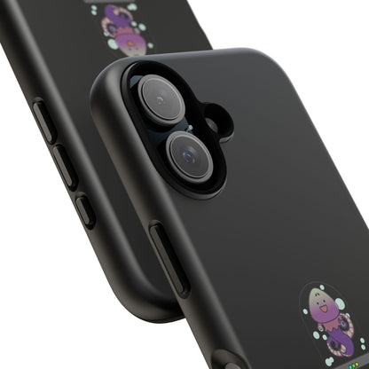 Phone Case — 'Got Protection?' Cute Purple Alien Anti-Shock Protective Cover