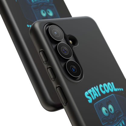 Stay Cool... Or Else. Phone Case — Neon Monster Protective iPhone Cover