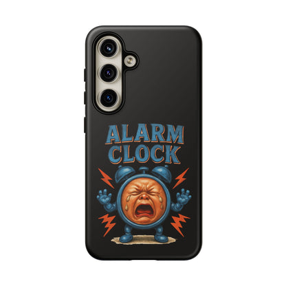 Phone Case — "Alarm Clock" Retro Screaming Clock Protective Cover