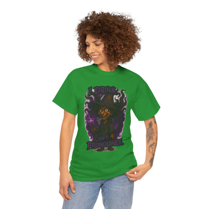 I Drink Coffee I Can't Pronounce T-Shirt | Witchy Coffee, Halloween Vibe