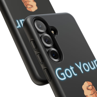 Got Your Nose Phone Case — Funny Neon Fist Design