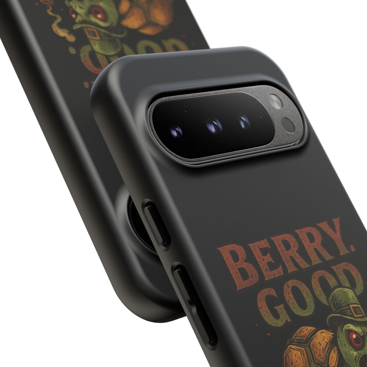Phone Case — 'Berry Good' Zombie Turtle Graphic Tough Protective Case