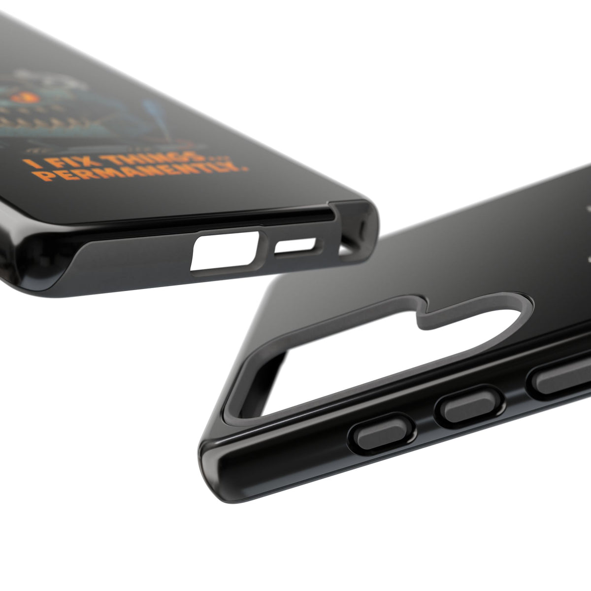 Phone Case — 'I Fix Things... Permanently' Mechanic Tool Monster Protective Case