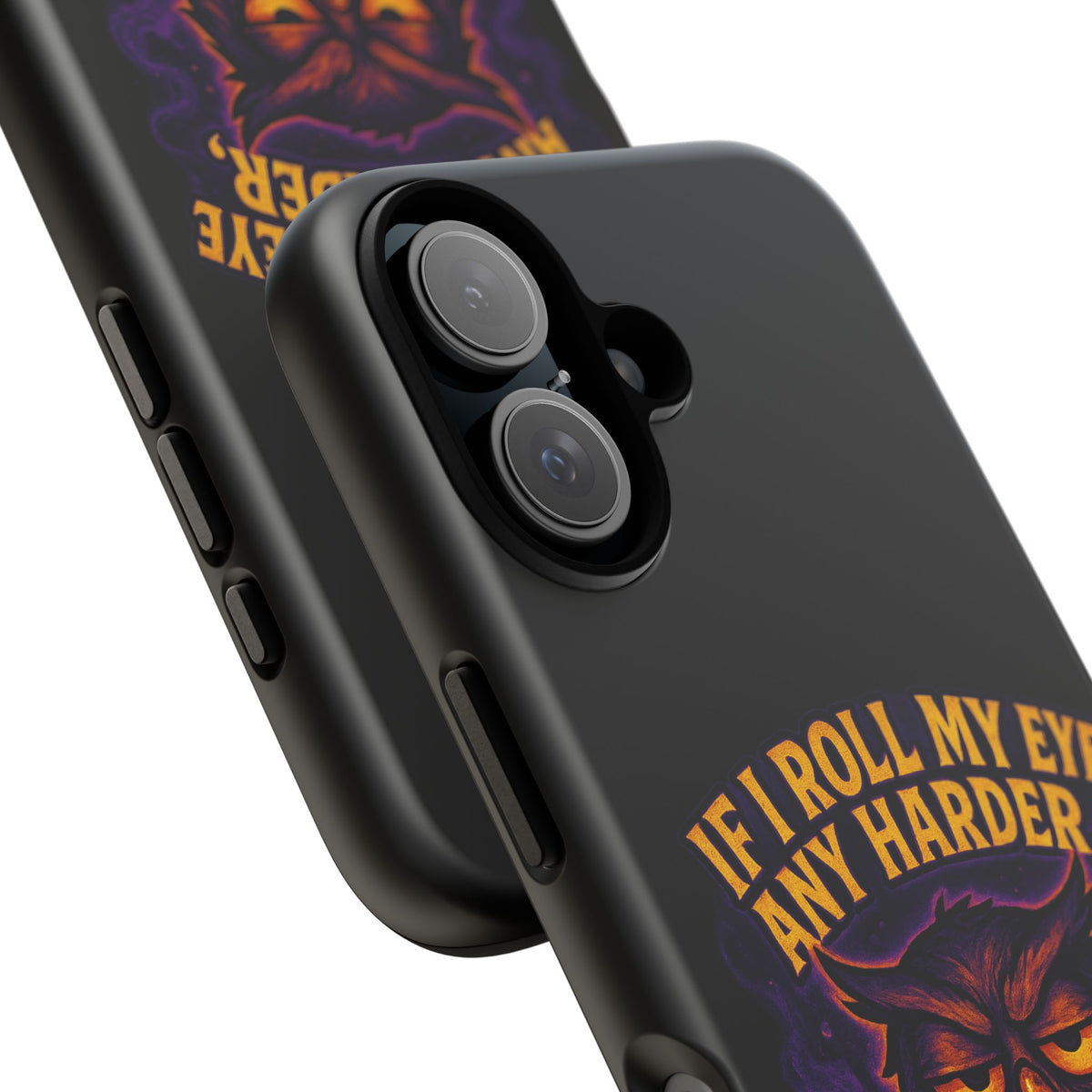 Phone Case — 'If I Roll My Eye Any Harder I'll Take Flight' Owl Graphic