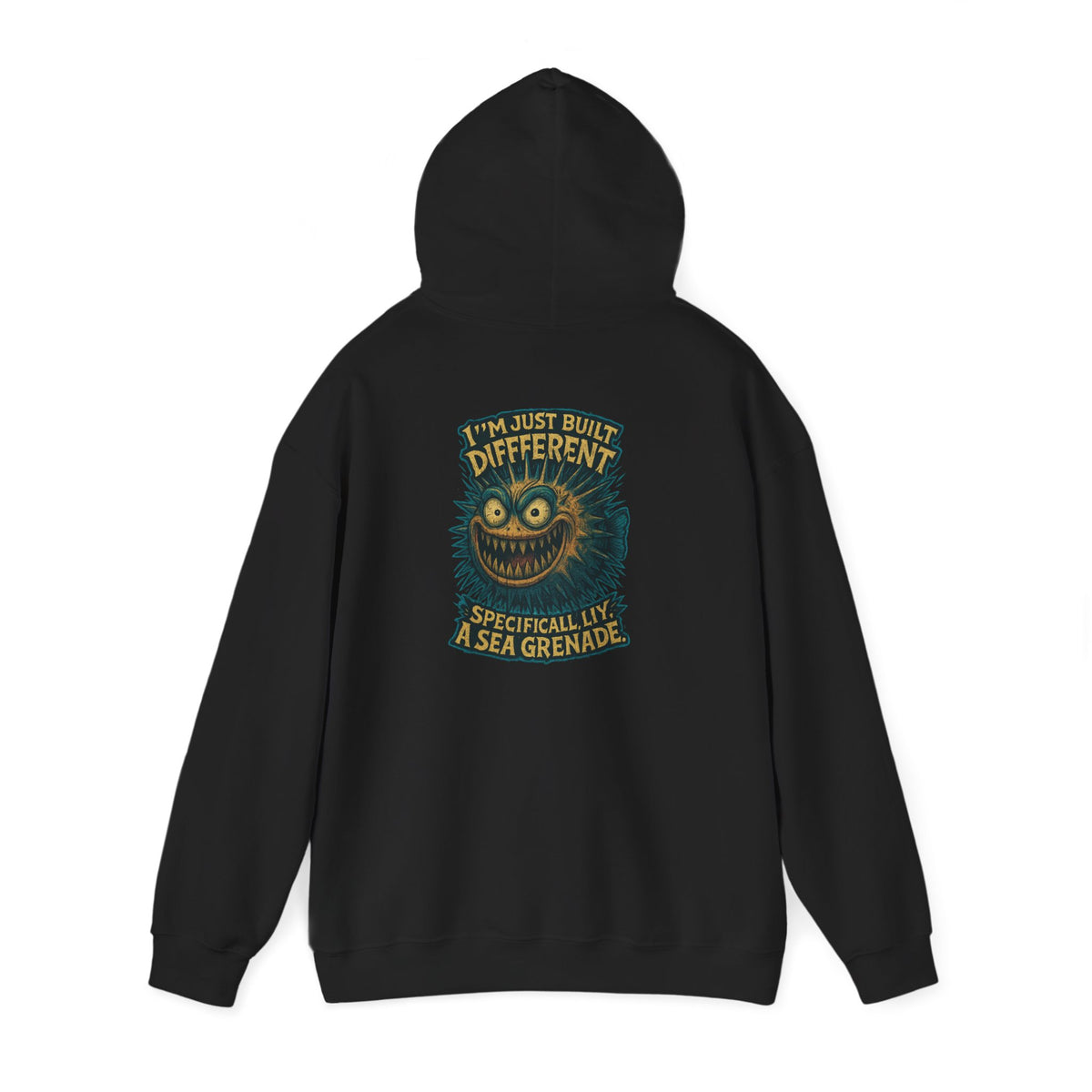 Sea Grenade Hoodie — 'I'm Different (Specifically A Sea Grenade)' Graphic Hoodie