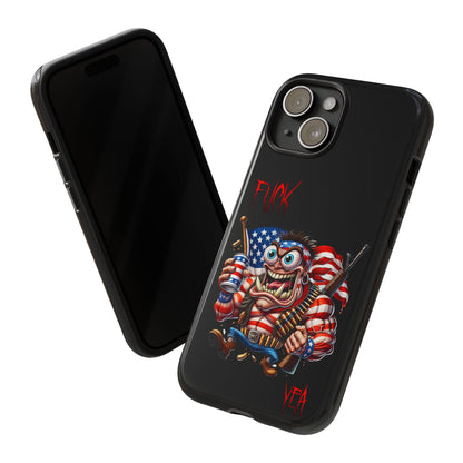 Patriotic Madman Phone Case — 'Funk Yea' USA Flag Tough Case