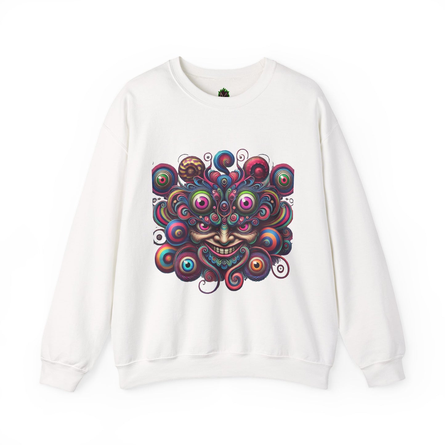 Psychedelic Eye Swarm Crewneck Sweatshirt