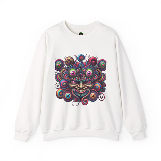 Psychedelic Eye Swarm Crewneck Sweatshirt
