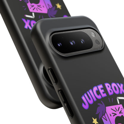 Phone Case — 'Juice Box Hero' Cute Cartoon Protective Cover
