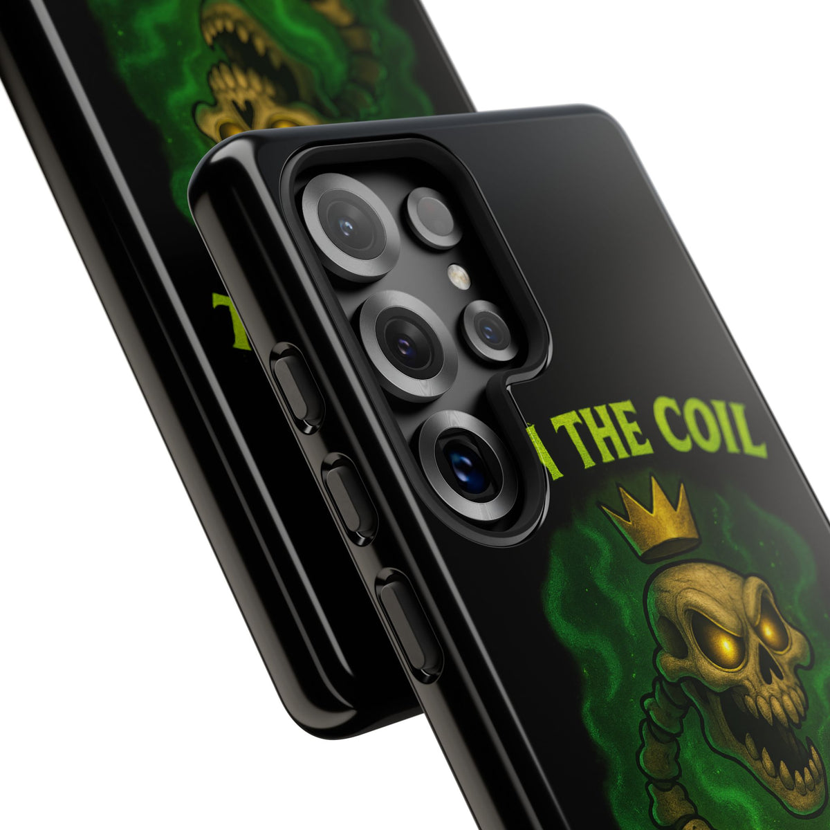 Tough Cases — “I Am The Coil In Your Nightmares” Skull Snake Shockproof Phone Case