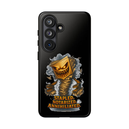 Phone Case — Stapled, Notarized, Annihilated Lightning-Fast Protective Case