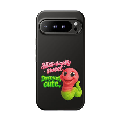 Phone Case — "Hiss-tically Sweet, Dangerously Cute" Worm Design