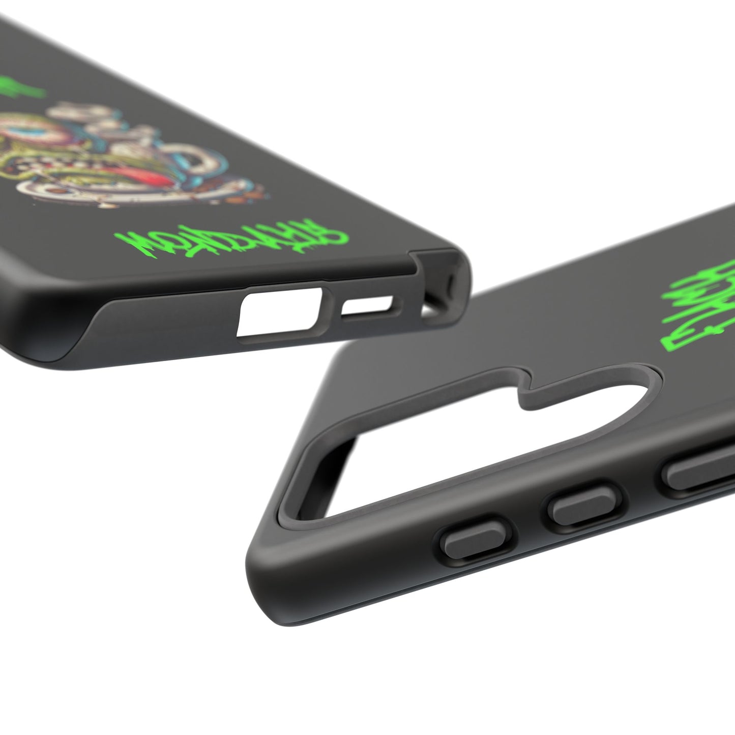 Phone Case — "F*** Monday" Grotesque Coffee Monster Shock Art