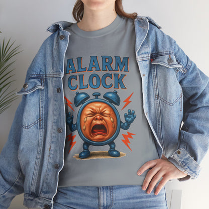 Alarm Clock crying face Tee | Funny Retro Alarm Clock design