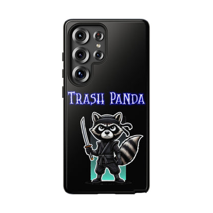 Trash Panda Ninja Phone Case — Cute Raccoon Warrior Protective Case