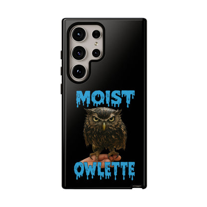 Moist Owlette Phone Case — Funny Owl Graphic Protective Case