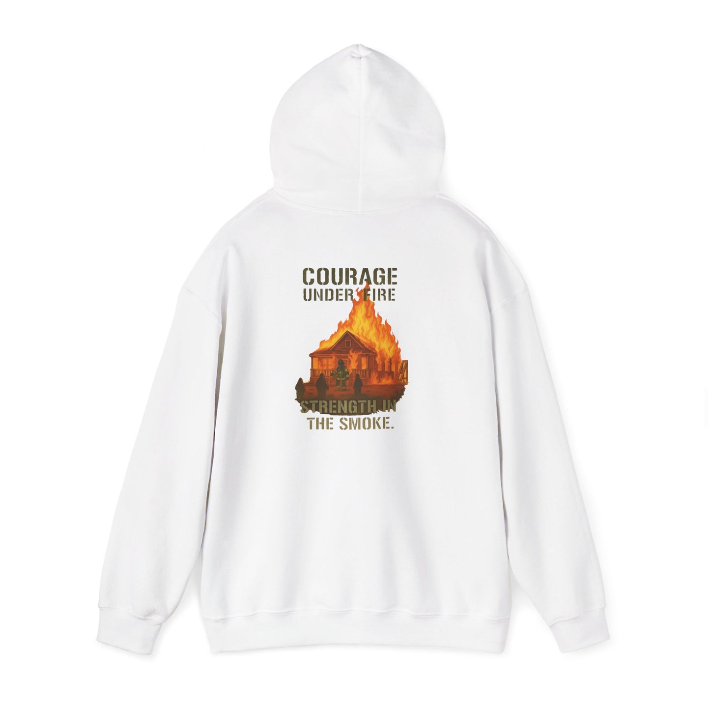 Courage Under Fire Firefighter Hoodie