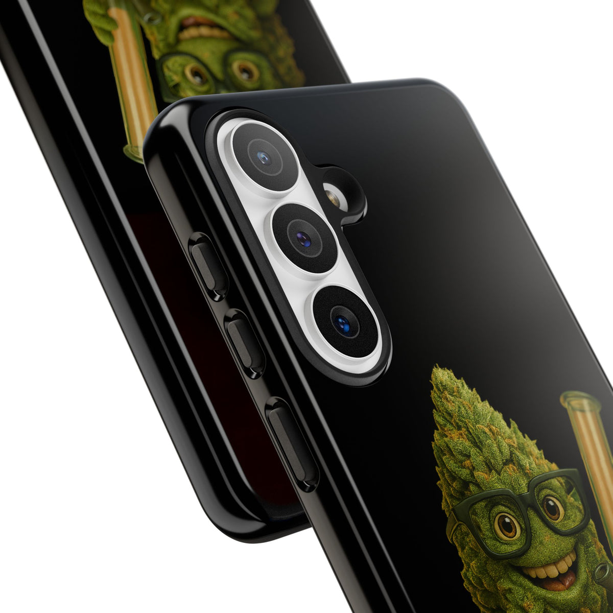 Phone Case — "Educated. Medicated. Elevated." Cute Bud Scientist Design