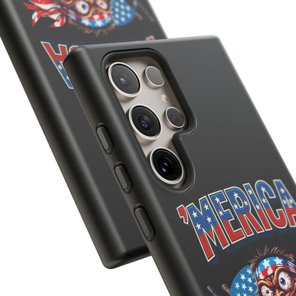 'MERICA Patriotic Phone Case — American Flag Madman Design