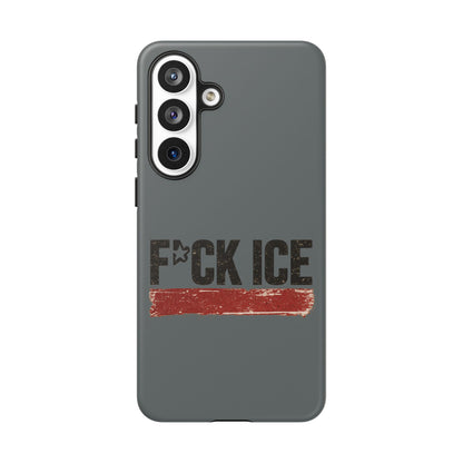 Phone Case - "F*CK ICE" Distressed Protest Design