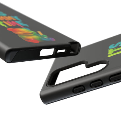 Phone Case — "It's Gummy Time" Rainbow Gummy Bear Protective Cover