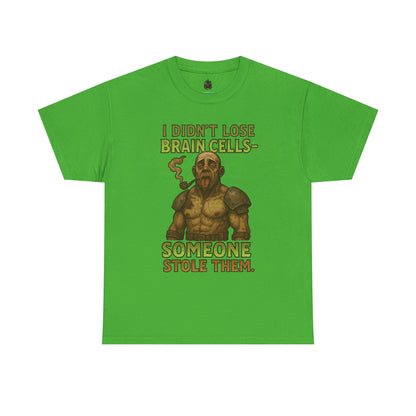 I Didn’t Lose Brain Cells Someone Stole Them T-Shirt | Funny Viking Design