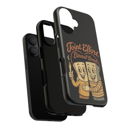 Phone Case — "Joint Effort Eternal Bond" Retro Cannabis Matchstick Design