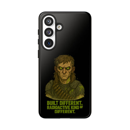 Phone Case — "Built Different, Radioactive Kind of Different" Mutant Design